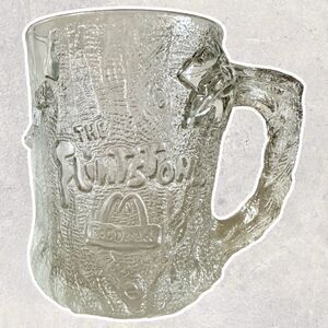 The Flintstones RocDonalds Promo Glass Mug
